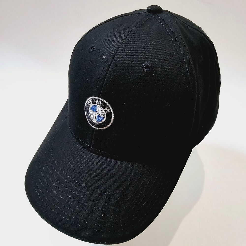 BMW Lifestyles Logo Branded Black Cap Hat NWT